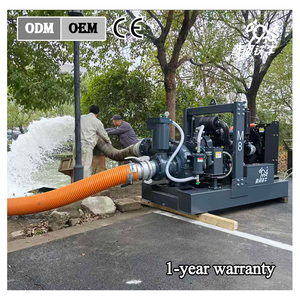 Pompe à eaux usées auto-amorçante aspirante <span class=keywords><strong>de</strong></span> 8 pouces, entraînée par un moteur diesel, pour le contrôle des inondations, pompe haute <span class=keywords><strong>pression</strong></span> - Product Image 1