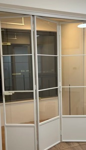 Fenêtre pliante triple sans cadre en alliage d'aluminium VOBO Avant <span class=keywords><strong>Garde</strong></span> Aero, synchronisée pour l'extérieur, surface finie, idéale pour les repas en plein air - Product Image 2