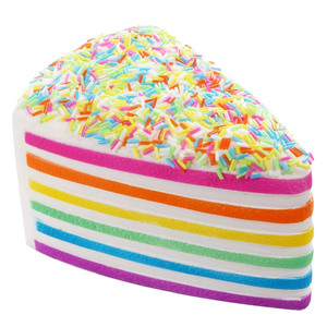 Cake Squishy Fidget Toy Colorful Layered Cake Stress <b>Ball</b> Blind Box for Kids Adults Anxiety Relief Sensory Toy - Product Image 1