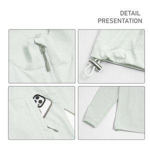 Giacca Sportiva da Uomo Nera 2026, Leggera e Calda, Manica Lunga, per Palestra e Fitness, con Zip - Product Image 4