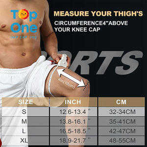 Top One personnalisé tricoté élastique Compression cuivre genouillère manches sport et entraînement coude genouillères pour hommes et femmes - Product Image 6