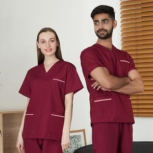 Ensembles d'uniformes de gommage hypoallergéniques OEM Infirmière avec uniforme d'hôpital de conception imprimée pour la rhumatologie - Product Image 1