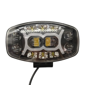 อะไหล่ระบบไฟรถบรรทุกคุณภาพสูง ไฟสปอร์ตไลท์ LED สำหรับรถบรรทุกทั่วไป รูปทรงวงรี 10 นิ้ว 24V A01 - Product Image 2