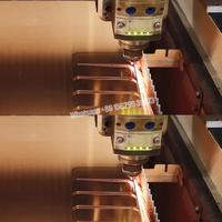 Besi Tahan Karat Pembersih/Pemotongan Aluminium 1000W 2000W 3000W MAX JPT Reci Raycus Sumber Laser Serat Terus Menerus