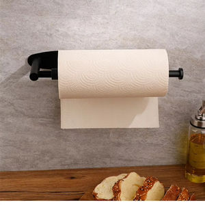 Portarotolo da Cucina Sotto Pensile, Portarotolo in Acciaio Inox per Cucina e Bagno con Organizzatore per Pellicola Trasparente, Montaggio a Parete - Product Image 5