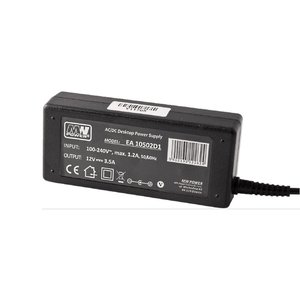 Fuente de alimentación de escritorio Mw Power Ac Dc de 12V 3.5A 42W con salida única para computadora - Product Image 1