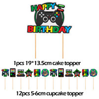 Decoración para Fiesta de Videojuegos, Decoración de Cumpleaños, Artículos para Fiesta Temática de Videojuegos para Niños, Jugadores, Globos con Forma de Control