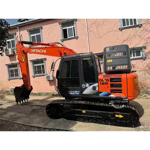 พร้อมทำงาน Hitachi Zx55 Zx60 Zx70 รถขุดขนาดเล็กขายดี 12 ตัน แบบตีนตะขาบ ชั่วโมงการใช้งานต่ำ ZX120 ของแท้ รถขุด Hitachi มือสอง - Product Image 1
