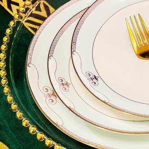 Vaisselle en céramique et porcelaine, assiettes et bols en porcelaine fine pour riz, soupe et nouilles, combinaison libre, cadeau <span class=keywords><strong>de</strong></span> déménagement, style simple - Product Image 2