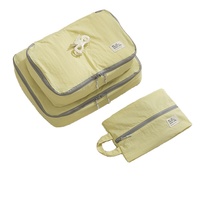 Sac de rangement de voyage extérieur à ouverture et fermeture, en nylon imperméable, pour tri de vêtements, organisateur de vêtements pour voyages d'affaires, multi-usage