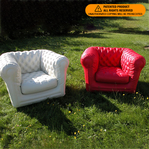 <strong>Inflatable</strong> European Design Chesterfield <strong>Sofa</strong> Portable Waterproof Outdoor/Indoor Lounge Couch for Hotel Party/Patio/Home Decor - Product Image 1