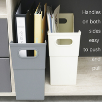 Organizador de Archivos Apilable de Plástico para Oficina o Escuela, Caja de Almacenamiento para Documentos y Revistas, Directo de Fábrica