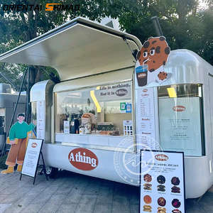Fast Food Ice Coffee Trailer Car Outdoor Mobile Truck With DOT CE COC SMA-4000 - Product Image 4
