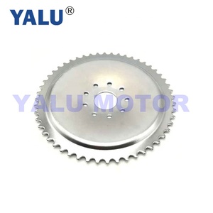 Bicicletta elettrica motore a benzina #410 52 T nuovo speciale-a forma di Corona Sinistra Ebike kit 52 denti non hanno bisogno di togliere il freno a disco - Product Image 4