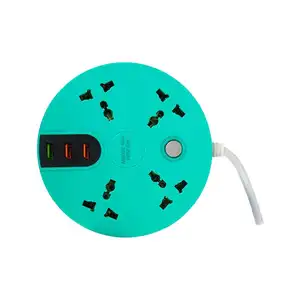 OSWELL fişler prizler 3USB sondaki soket 4-way uzatma kablosu uzatma tel ile Usb 220V çıkış uzatma otel