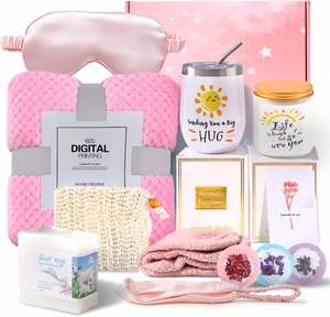 2023 Popular Personalized Birthday Gifts Care Package Gift <b>Box</b> for Women Men Coffee Mug Bear Tea Bag Gift Set - Product Image 1