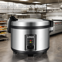110-240V cuiseur à riz électrique commercial supérieur 18L pour hôtels restaurants ménages cantines bouton contrôle facile à utiliser