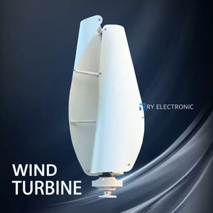 เครื่องกำเนิดไฟฟ้าพลังงานลมแบบแกนตั้ง RY-600W-5KW 48V สำหรับติดตั้งบนหลังคาบ้าน  ประสิทธิภาพสูง รองรับหลายแรงดันไฟฟ้า  ลดราคาพิเศษ  เริ่มทำงานที่ความเร็วลมต่ำ - Product Image 1