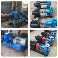 Pompe à eau industrielle à moteur électrique de surface d'eau propre, centrifuge horizontale de 8 pouces