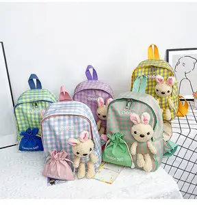 Tas punggung Mini desain lucu, tas tangan tas sekolah tas ransel untuk siswa perempuan tas sekolah untuk anak-anak