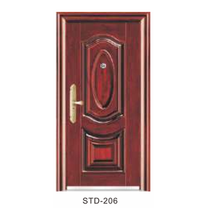 Steel Security Entrance <strong>Door</strong> Frosted Heat Transfer Finish Scratch Resistant Exterior Main <strong>Entry</strong> Residential House <strong>Door</strong>