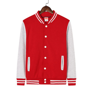 Chaqueta de Béisbol Unisex, Forrada de Felpa de Algodón Grueso, Color Sólido, Ropa de Trabajo Informal, Abrigo de Otoño e Invierno - Product Image 4