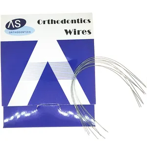 Orthodontic Wire Dental Consumables Orthodontic Metal NiTi Wire With Ovoid Form