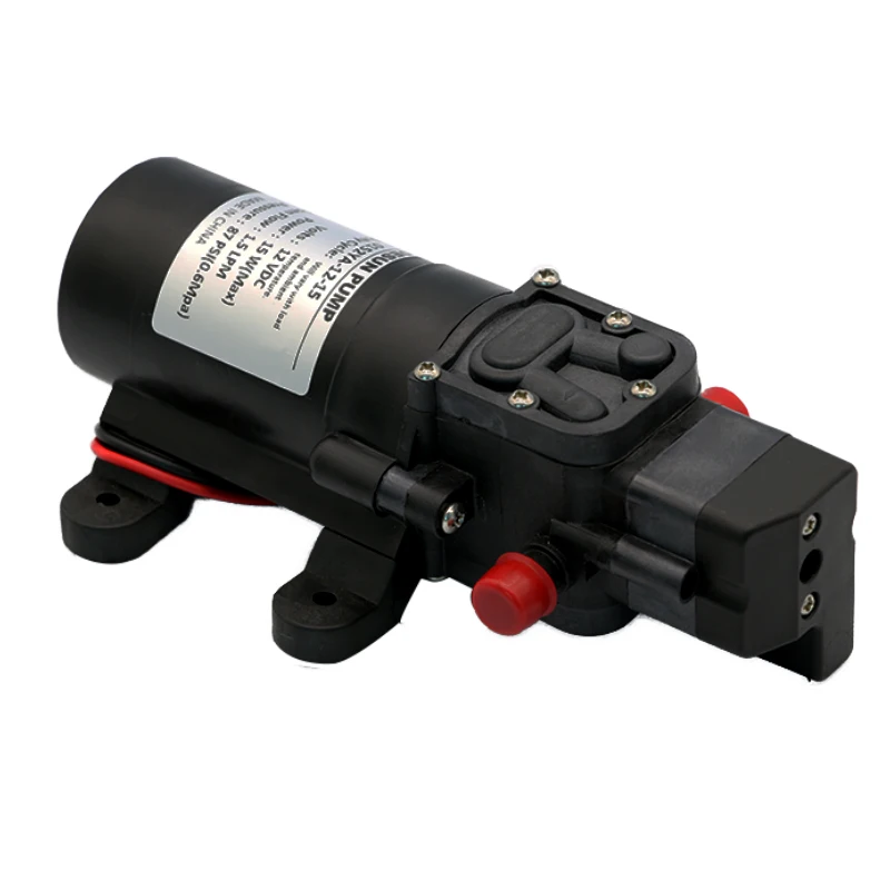 Fabriek Groothandel Mini 12 Volt 15W 1.5l/Min Dc Diafragma Waterpomp Met Drukschakelaar