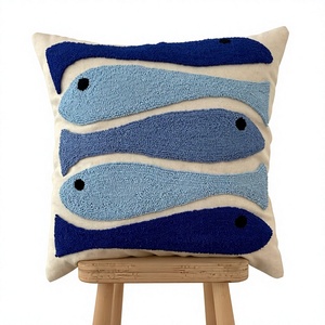 Funda de Cojín de Algodón Tufted de Alta Calidad con Técnicas de Bordado y Tejido para el Hogar, Sala de Estar, Sofá, Cama, Almohada Lumbar, Hoteles por ITHL - Product Image 1