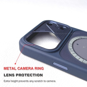 Sublimation Phone <strong>Case</strong> Blanks, 2D Heat Press Magnetic Tough Phone Cover With Metal Buttons For Iphone <strong>17</strong> <strong>Pro</strong>, Colorful TPU PC - Product Image 3