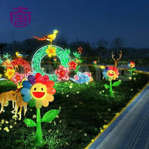 Luces LED Decorativas con Motivo de Flor Sonriente, Impermeables IP65 para Exteriores, Dinámicas, para Decoración Navideña - Product Image 6