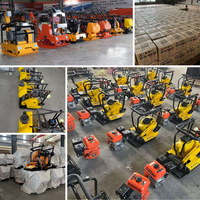 Compacteur de plaques vibrant à essence ZUJI Honda, haute efficacité, garantie 1 an, certifié CE, PC60 pour trottoirs