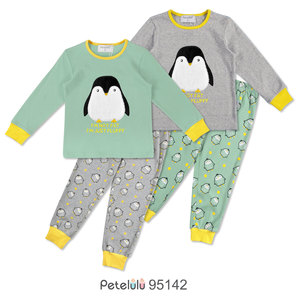 <span class=keywords><strong>Pyjama</strong></span> à manches longues pour enfants, ensemble en coton, imprimé, dessin animé pour garçons, nouvelle collection - Product Image 6