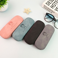 Étui à lunettes en cuir PU luxueux et à la mode Étui et sac à lunettes optiques personnalisés de haute qualité