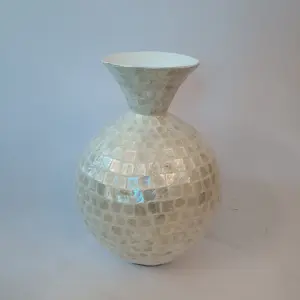 High quality Best selling natural mother of pearl vase from Viet Nam