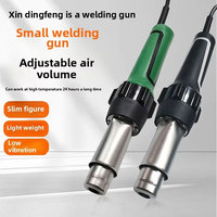 XINDINGFENG Nouveau pistolet de soudage plastique à air chaud sans balais 1600W, réglable en température, pour panneaux PVC et PP