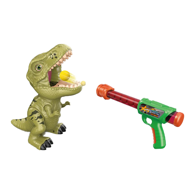 Gran oferta de juguetes de dinosaurios de tiro, pistola de juguete