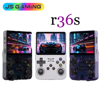 Consola de Videojuegos Retro Portátil JSGAMING R36S 2026 de Bajo Precio, Sistema Linux, Pantalla de 3.5 Pulgadas, Reproductor de Video Portátil, 64G Juegos, Ad 6