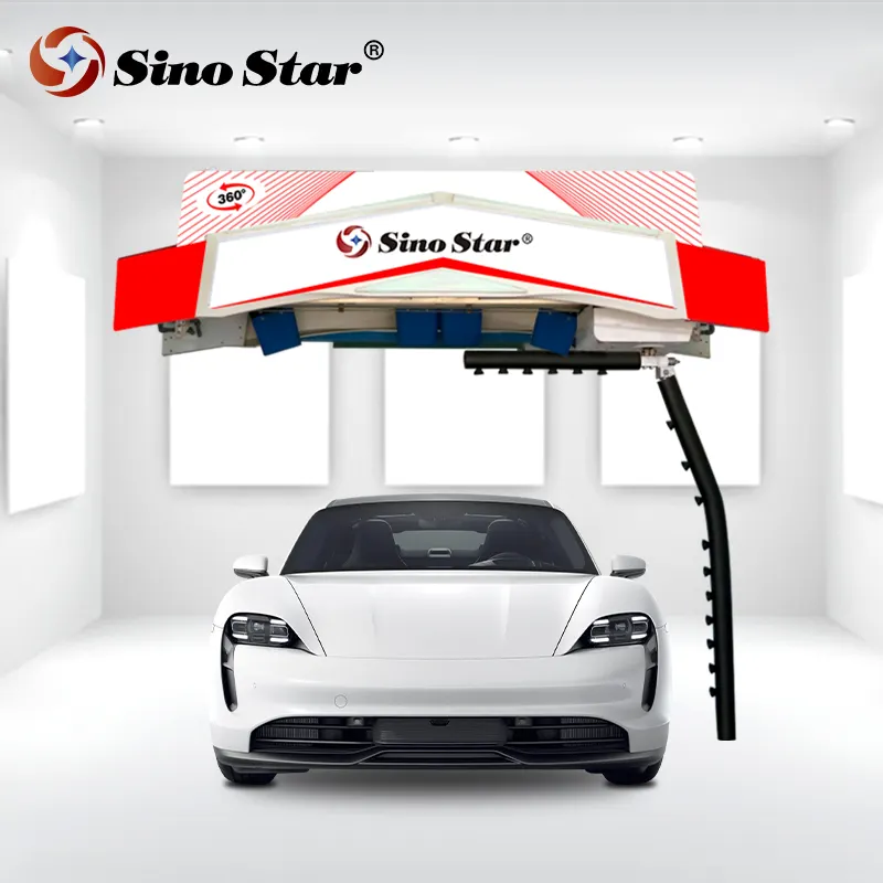 Sino Star Luxury 360 equipamento de lavagem de carros sem escova preço sistema automático de lavagem de carros sem toque máquina de lavar carros