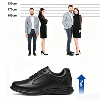 Sneakers en cuir pour hommes, vente en gros directe d'usine, tendance mode, sneakers simples augmentant la taille de 7 cm, sneakers décontractées de haute qualité