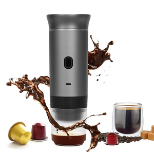 Machine à café portable Mini automatique pour la maison et l'extérieur Allemagne Machine à café portable 12V type-C alimentée par USB/batterie - Product Image 2