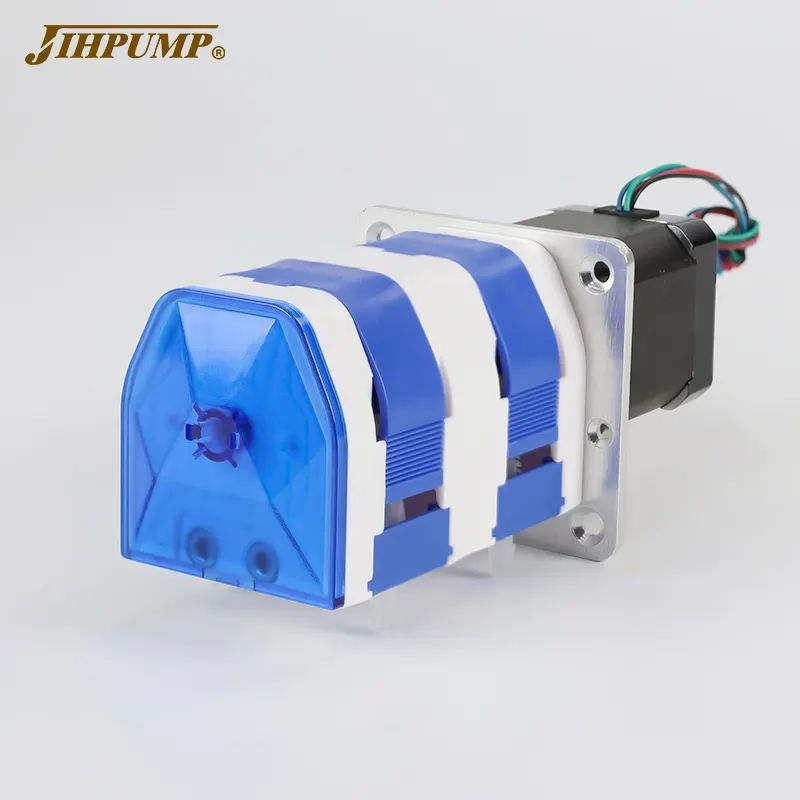 Jihpump 24v 220v hızlı kurulum dozaj sıvısı diyaliz tıbbi hassas elektrikli küçük akış hızı peristaltik pompa pompaları