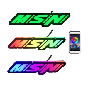 Nhà máy tùy chỉnh Cửa hàng xe kinh doanh logo RGB LED huy hiệu Biểu tượng logo cho lưới tản nhiệt phía trước - Product Image 6