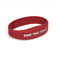 Bracelet intelligent RFID en silicone WaterPark 1K, étanche, bande NFC classique avec mini-étiquette pour hôtel et paiement, fréquence 125 kHz