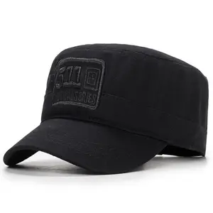 Fashional Embroidery Patch Custom Flat Top Cap Hat