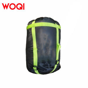 Sac de couchage Woqi Mummy 210T Polyester bleu coupe-vent léger pour adulte, camping par temps froid, design compact - Product Image 2