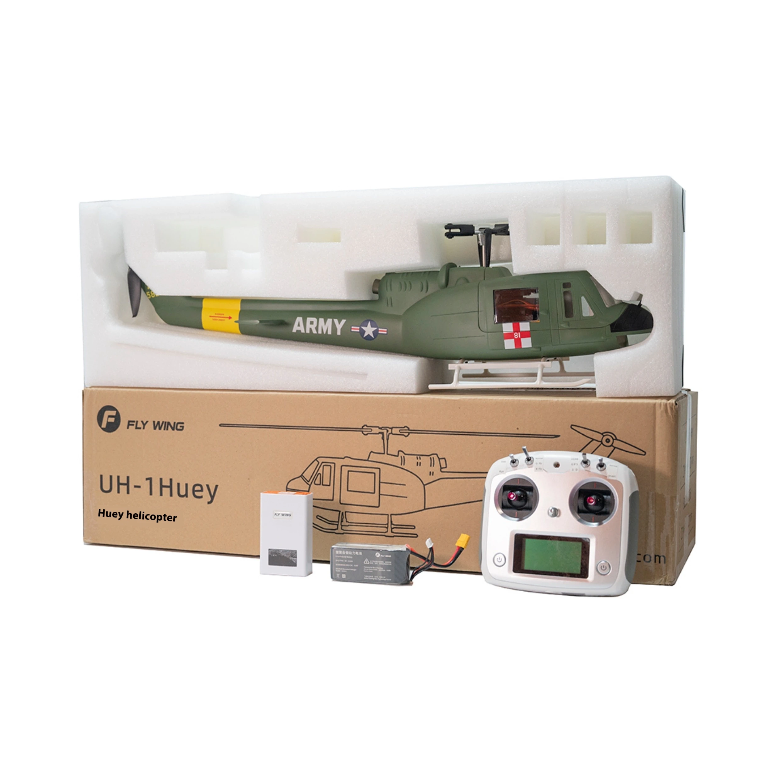 UH-1 Huey V3 Helicopter RTF - Simulation Remote Control Aircraft