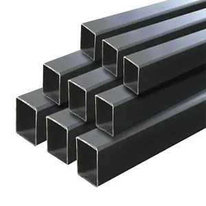 Custom 40X40 Mm 60X60 Carbon Welded Hot Rolled Square Steel Pipe Q355b Hollow Section Rectangular Steel Tube Prices