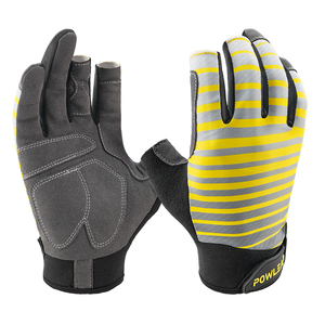 Meilleures ventes Gants de pêche à 3 doigts ouverts Protection solaire personnalisée Voilier bleu Cyclisme Pêche Sports de plein air Gants Factory - Product Image 2