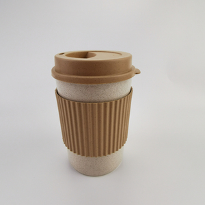 Eco friendly plastic cups reusable coffee cup with lid